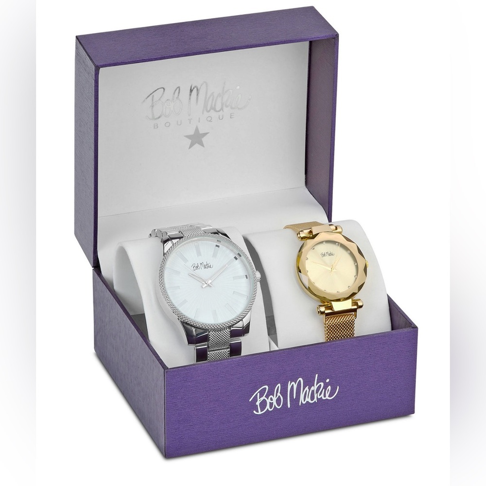 Men's and Women's Quartz Silver-Tone and Gold-Tone Watch
